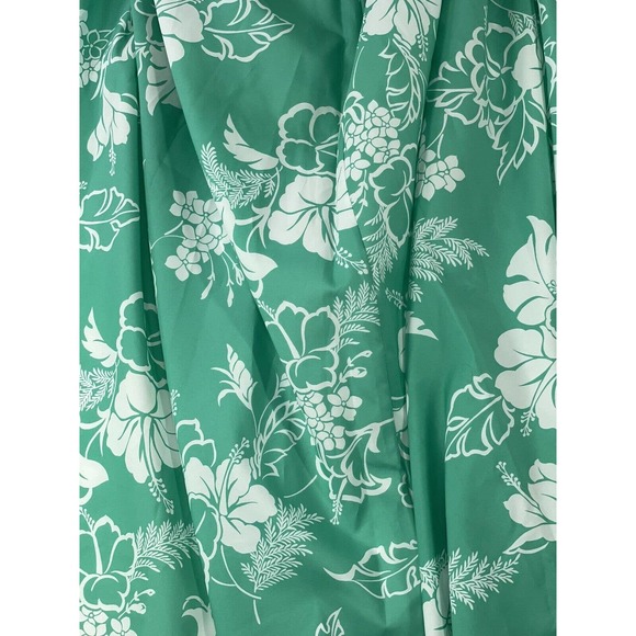 Vintage 70s - Hilo Hatties Pareau Mint Hibiscus Floral Dress - Original New Tags - Picture 8 of 15